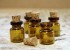 Miniature Amber Apothecary Bottles