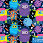 Monsters in Space by Trilby Works