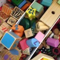 Assemblage Supplies - Vintage Wooden Game Pieces
