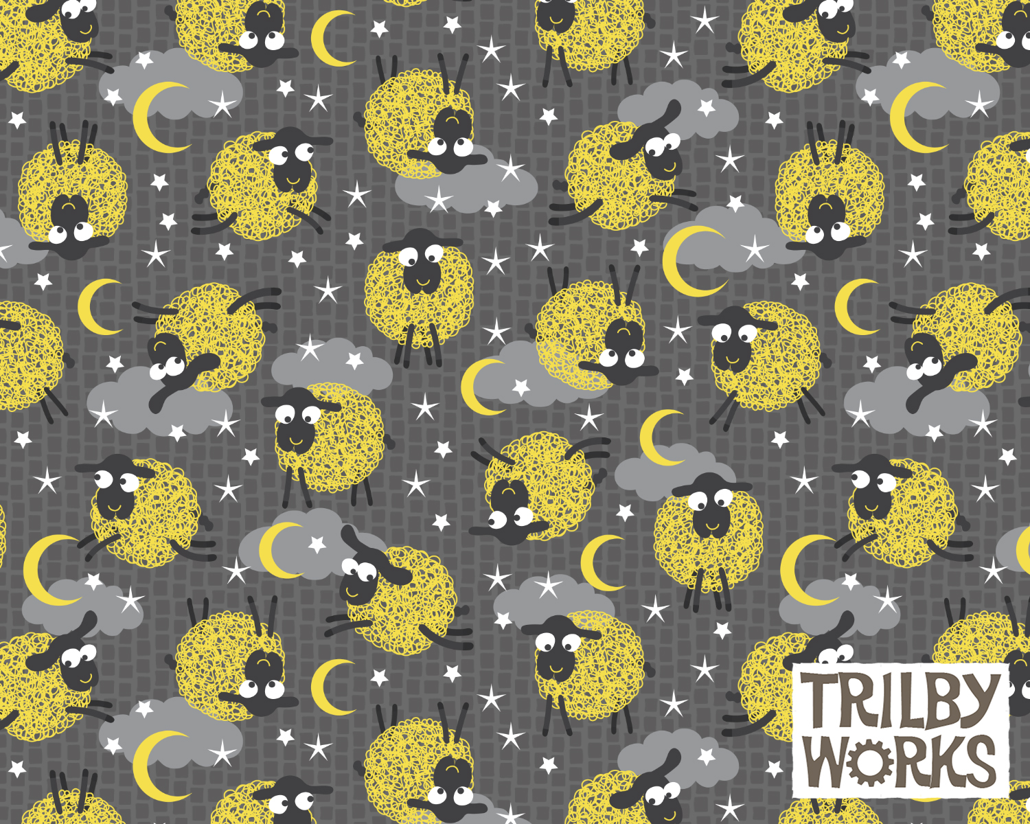 Baa Baa Yellow Sheep by Trilby Works