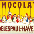 Chocolat Delespaul Havez Vintage French Poster