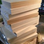 DE Fun-A-Day, Day 4, Stack of Boards Ready to Be Painted