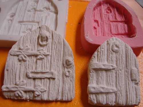 Fairy Doors From Mold by Karen Furst of Trilby Works
