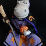 Hippo Witch by Karen Furst of Trilby Works