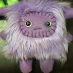 Small Lavender Plush Monster by Trilby Works