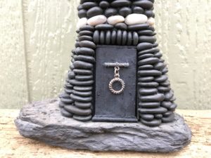 The Ebony Tower Fairy House by Trilby Works, front door