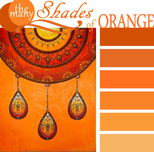 The Shades Of Orange
